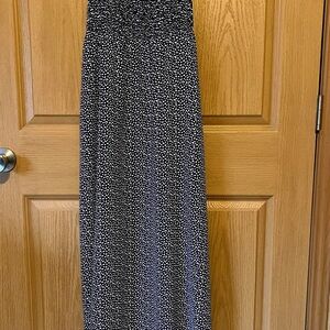 Black & White smock top maxi dress